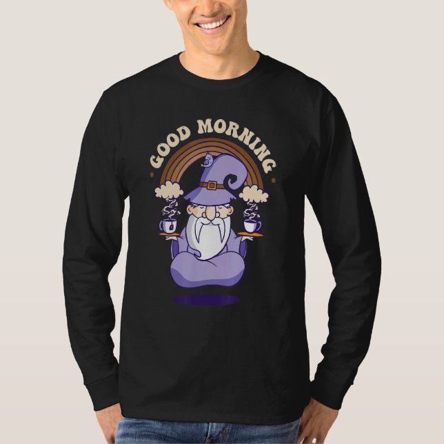 T-shirt Bonjour Mon Apprentice Assistant Puissance magique (Devant)