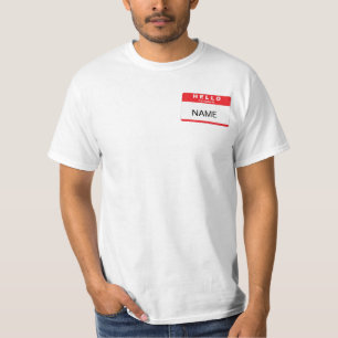 T-shirt Bonjour mon nom est…