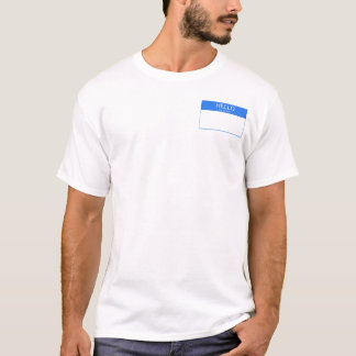 T-shirt Bonjour mon nom est