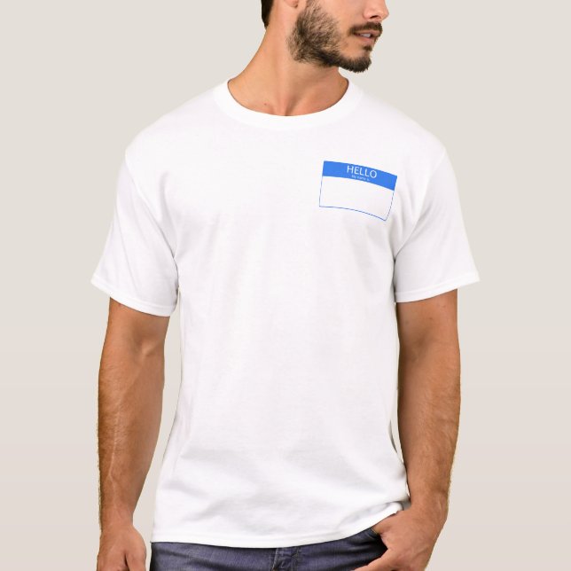 T-shirt Bonjour mon nom est (Devant)