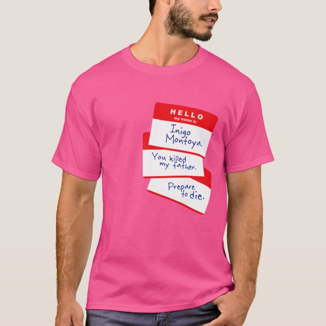 T-shirt bonjour mon nom est amis (Devant)