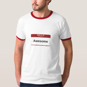 T-shirt Bonjour mon nom est impressionnant