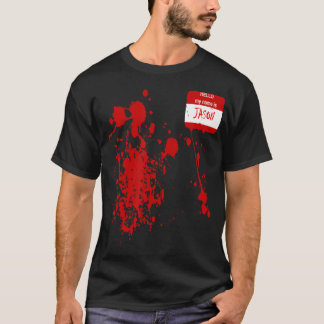 T-shirt Bonjour Mon Nom Est Jason Funny Costume Halloween