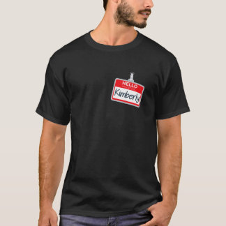 T-shirt Bonjour Mon Nom Est Kimberly Funny Halloween Costu