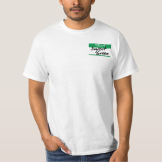 T-shirt Bonjour, mon nom est Soylent vert (la version