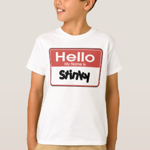 T-shirt Bonjour mon nom est Stinky