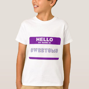 T-shirt Bonjour mon nom est Sweetums