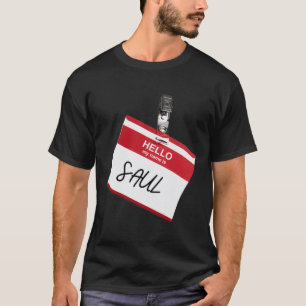 T-shirt Bonjour Mon Nom Saul Funny Halloween Nom Balise Cu