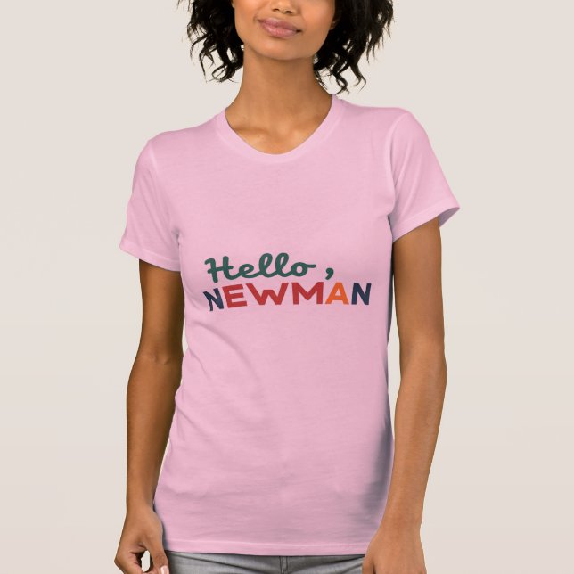 T-shirt "Bonjour, Newman." (Devant)