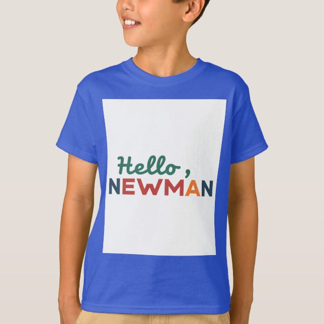 T-shirt "Bonjour, Newman." (Devant)