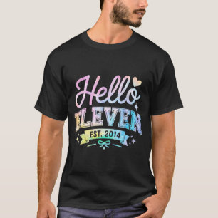 T-shirt Bonjour Onze Est 2014 Coquette Arc 11e Anniversair