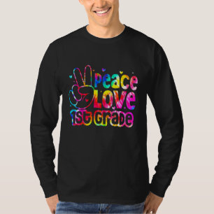 T-shirt Bonjour Paix Amour 1ère Classe Garçons Filles Reto