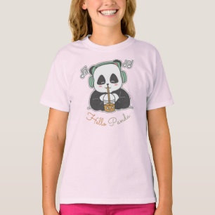 T-shirt Bonjour panda