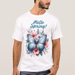 T-shirt Bonjour Papillon de Printemps-96282