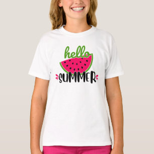 T-shirt Bonjour Pastèque d'Été