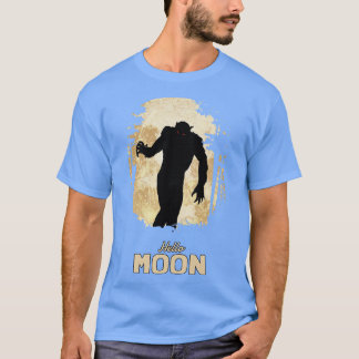 T-shirt Bonjour Pleine lune Nuit