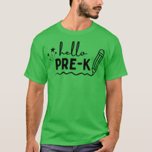 T-shirt Bonjour Pré K 6e année