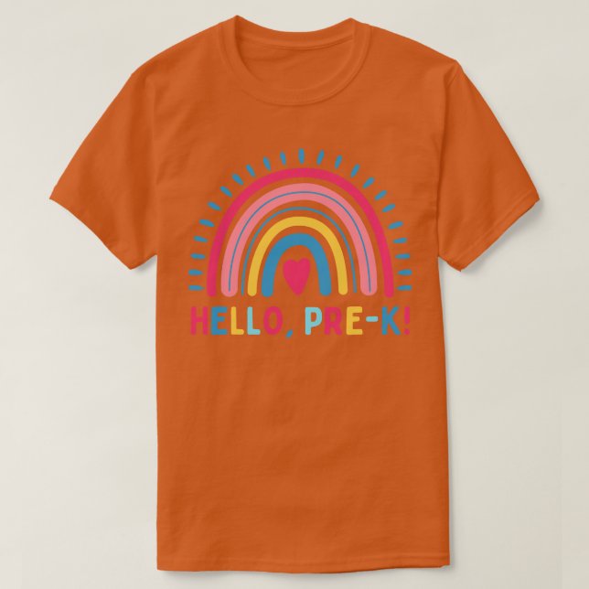 T-shirt Bonjour PréK 6 (Design devant)