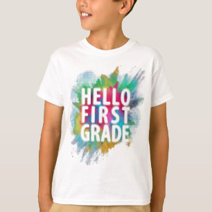 T-shirt Bonjour première année ! Drôle 1ère année de