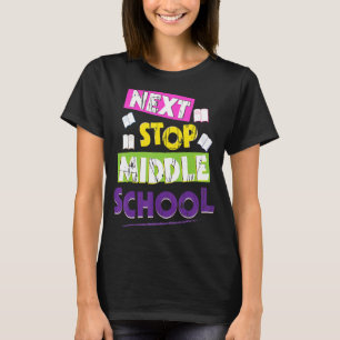 T-shirt Bonjour Prochain Arrêt Diplôme De L'École Secondai