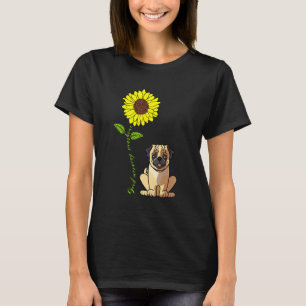 T-shirt Bonjour Soleil Amour Ma Maman de Chien Pug