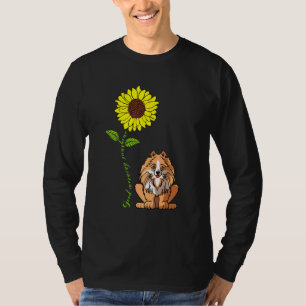 T-shirt Bonjour Soleil Amour Ma Mère de Chien Pomeranian