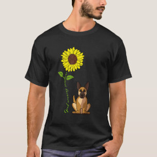 T-shirt Bonjour soleil amour mon chien berger allemand