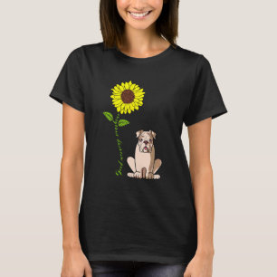 T-shirt Bonjour Soleil Amour Mon Chien Bouledogue Anglais
