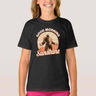 T-shirt Bonjour Soleil Humour Bigfoot