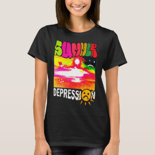 T-shirt Bonjour Summer Vibes Colorful Sunshine