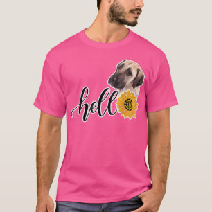 T-shirt Bonjour Sunflower Anatolid Berger Chien