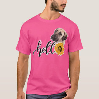 T-shirt Bonjour Sunflower Anatolid Berger Chien 