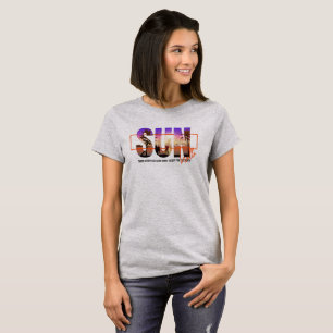 T-shirt Bonjour Sunshine   Femme