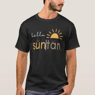 T-shirt Bonjour Suntan Reading Enseignant Été Printemps Pa