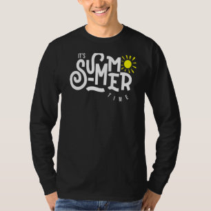T-shirt Bonjour Vacances Été Glace Crème Sun Beach Hommes