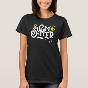 T-shirt Bonjour Vacances Été Glace Crème Sun Beach Hommes
