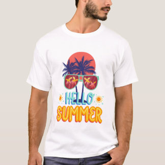 T-shirt Bonjour Vibes d'été