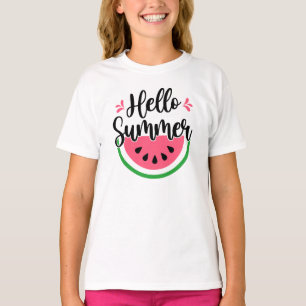 T-shirt Bonjour Watermelon été