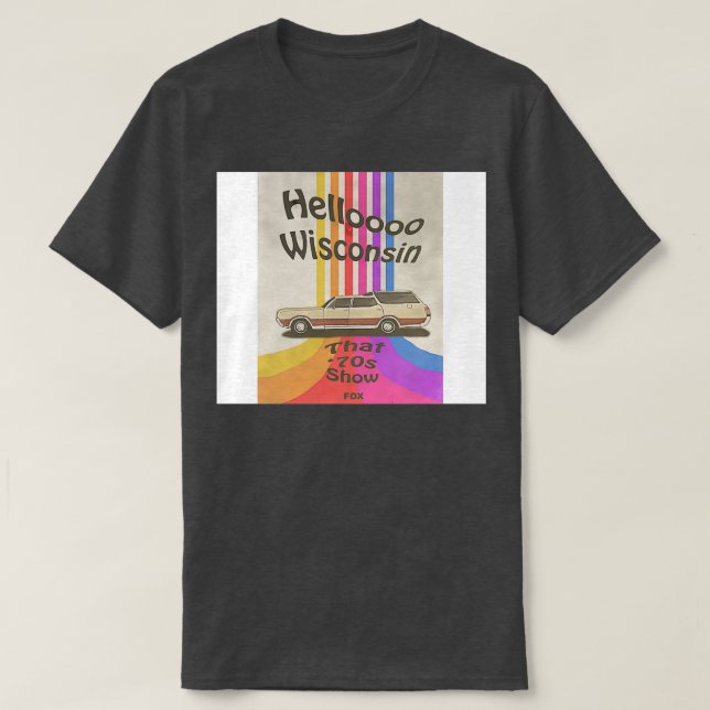 T-shirt Bonjour Wisconsin (Design devant)