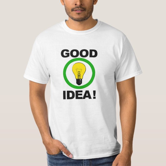 T-SHIRT BONNE AMPOULE D'IDÉE (Devant)