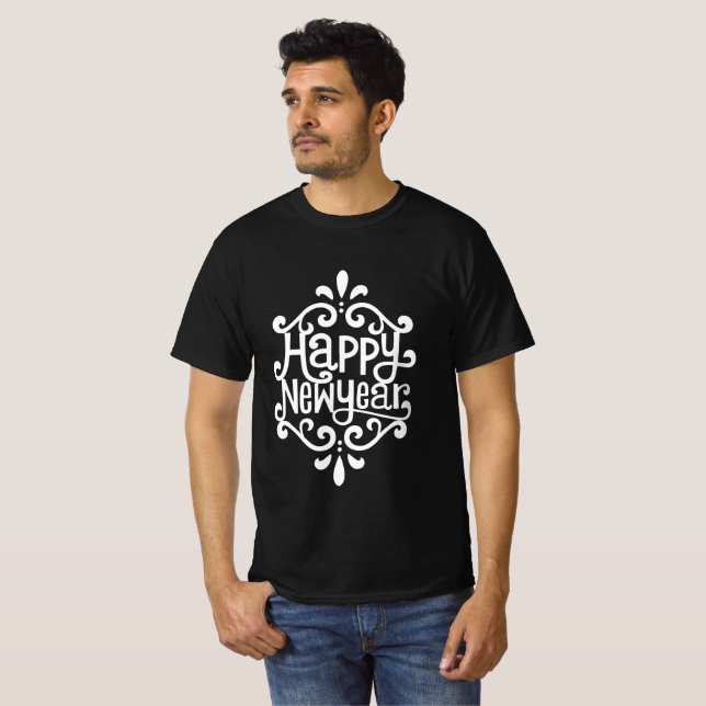 T-shirt Bonne année (Devant entier)