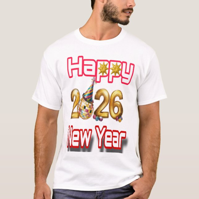 T-shirt Bonne année  (Devant)
