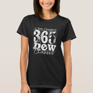T-shirt Bonne année 12 Nouveaux chapitres 365 Nouvelles oc
