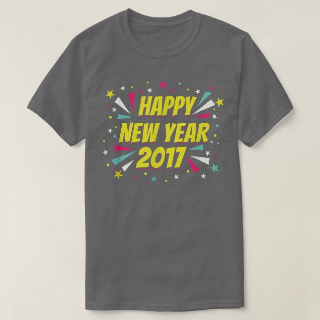 T-shirt Bonne année 2017 (Design devant)