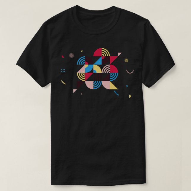 T-shirt Bonne année 2022 Design géométrique moderne 2 (Design devant)