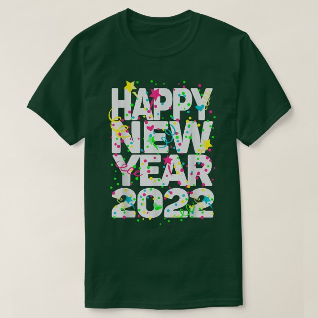T-shirt Bonne année 2022 Nous aimons enseignant infirmière (Design devant)