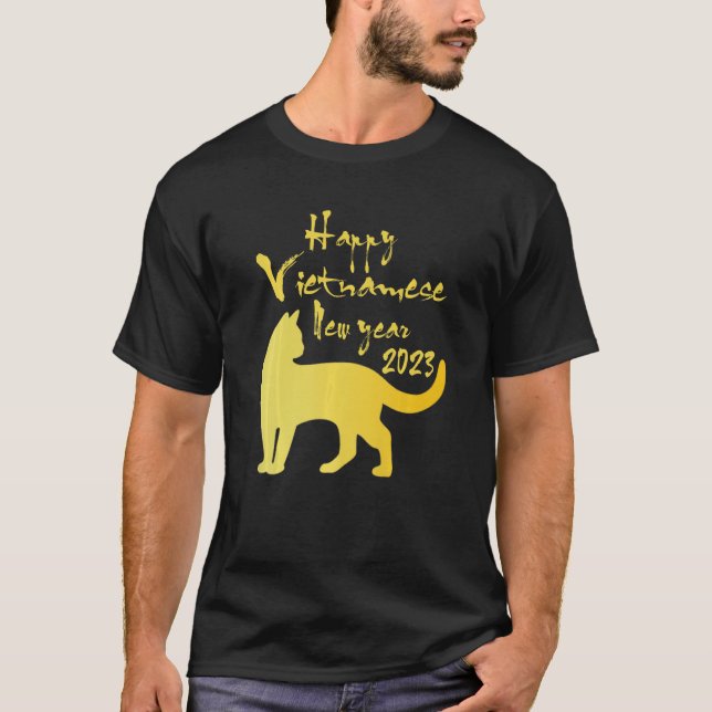 T-shirt Bonne Année 2023 Nouvel An Lunaire Vietnamien De T (Devant)