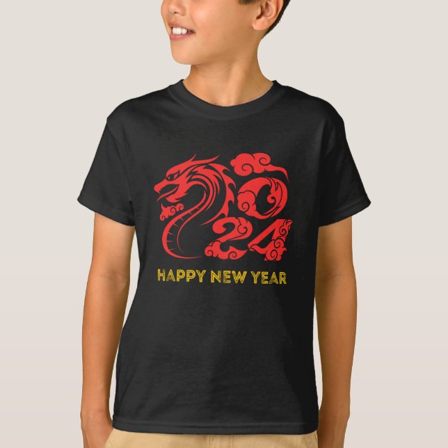T-shirt Bonne année 2024 (Devant)