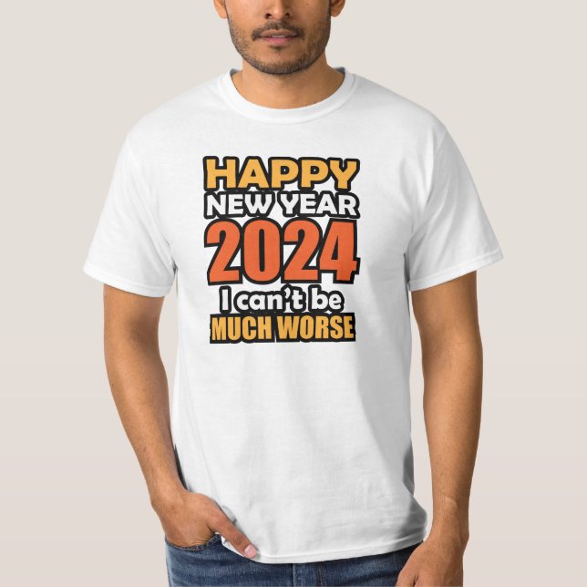 T-shirt Bonne année 2024 (Devant)