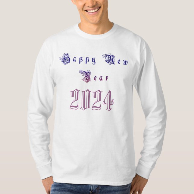 T-shirt Bonne année 2024 (Devant)